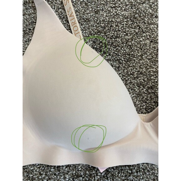 Victoria’s Secret Lightly Lined Wireless Bra Marzipan M/B80 - Picture 5 of 10